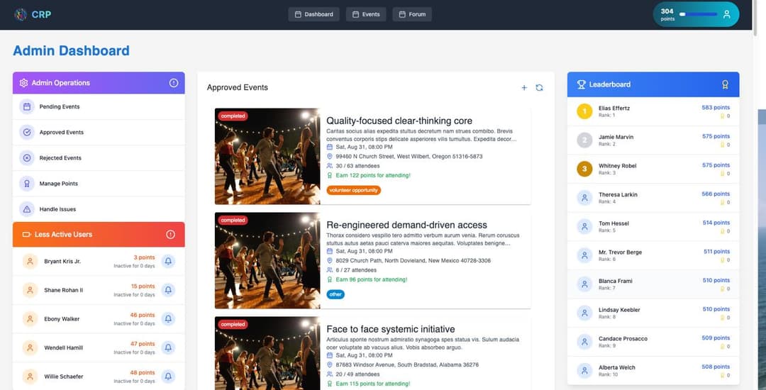 Community Restoration (Hackathon)